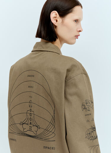 Space Available Inner Space Plant Jacket Khaki spa0356010