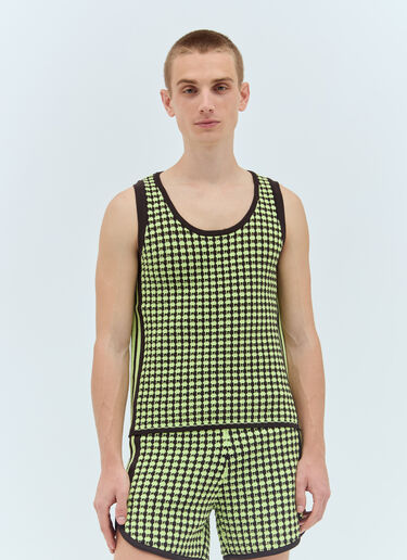 adidas by Wales Bonner 钩编针织背心  绿色 awb0357012