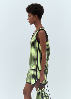 adidas by Wales Bonner Crochet Knit Vest Green awb0357012