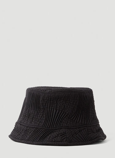 Bottega Veneta 퀼트 버킷 햇 블랙 bov0149025