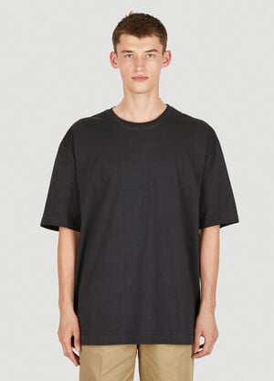 Maison Margiela フォーステッチ オーバーサイズTシャツ ブラック mla0155009