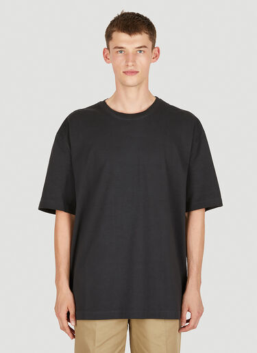 Maison Margiela Four Stitch Oversized T-Shirt Grey mla0149050