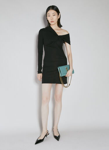 Saint Laurent Kate Patent Leather Shoulder Chain Bag Green sla0252060