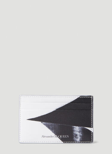 Alexander McQueen Brushstroke Cardholder Black amq0152029