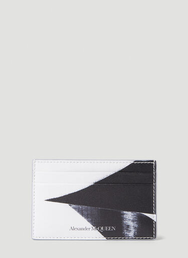 Alexander McQueen 브러시스트로크 카드홀더 블랙 amq0152029