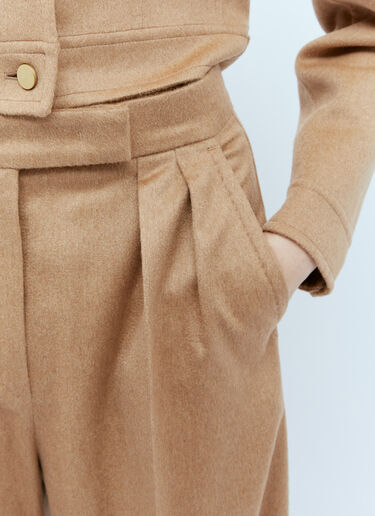 Wide Leg Wool Pants Max Mara Wide Leg Wool Pants Camel max0254066