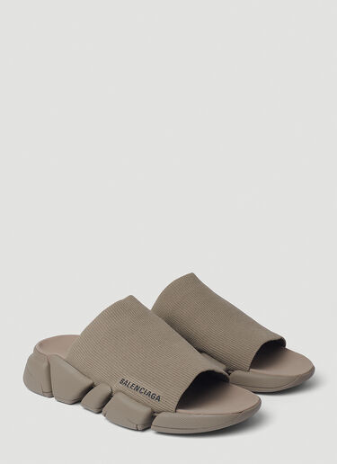 Balenciaga Speed 2.0 Slides Beige bal0252072