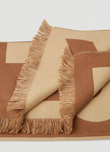 Burberry Logo Scarf Beige bur0249086