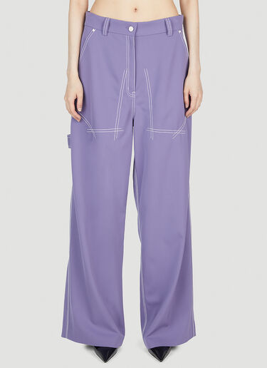 Stella McCartney Wide Leg Pants Purple stm0253003