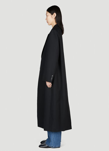 Cheval Oversized Coat The Row Cheval Oversized Coat Black row0253003