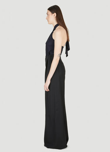 MM6 Maison Margiela Keyhole Halter Jumpsuit Black mmm0250008