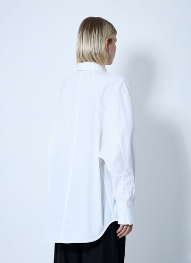TOTEME Raw Raglan Shirt White tot0261065