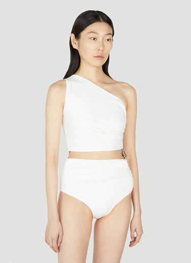Bottega Veneta Knot Swimsuit White bov0251142