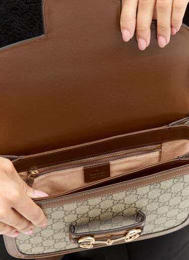 1955 Horsebit Shoulder Bag Gucci 1955 Horsebit Shoulder Bag Brown guc0239074