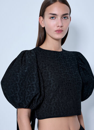 LN-CC® - Cecilie Bahnsen: Faris Top - Black Cecilie Bahnsen Faris Top Black cec0266004
