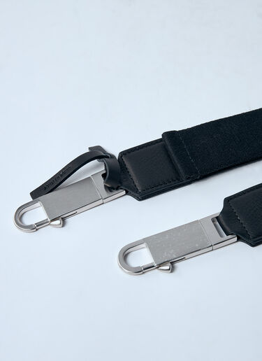 Rick Owens 리도 디스코 캔버스 벨트  블랙 ric0159054
