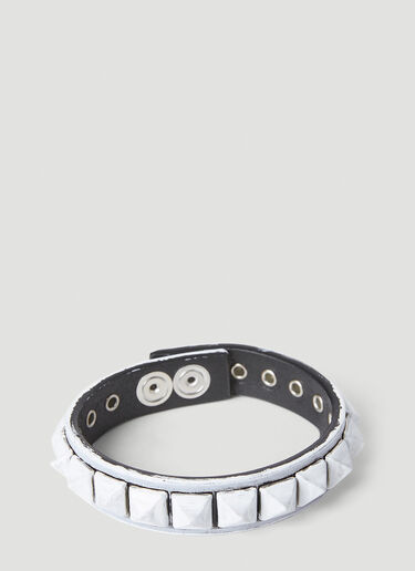 MM6 Maison Margiela 饰钉手镯 黑 mmm0152013