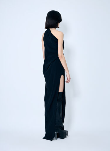 Rick Owens Athena Maxi Dress Black ric0259004