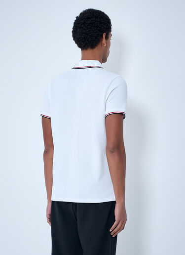 Moncler Piqué Polo Shirt White mon0163033