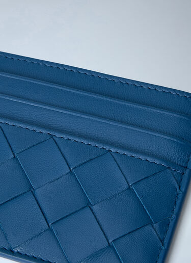 Bottega Veneta Intrecciato Card Holder Blue bov0264023