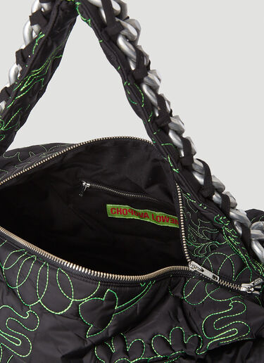 Chopova Lowena Puffer Shoulder Bag Black cho0250016