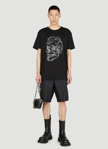 Alexander McQueen Skull T-Shirt Black amq0152003