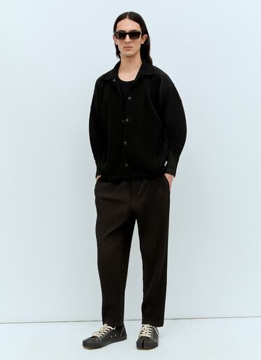 Homme Plissé Issey Miyake MONTHLY COLORS：2月のプリーツシャツ ブラック hmp0156011