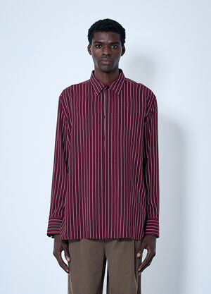 Saint Laurent Cassandre Shirt Brown sla0160003