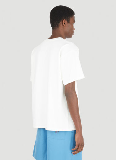 Gucci Interlocking G Stripe Print T-Shirt White guc0145059