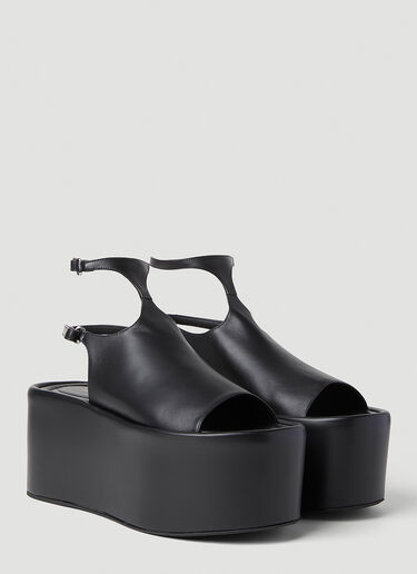 Sportmax Cincin Platform Sandals Black spx0252015
