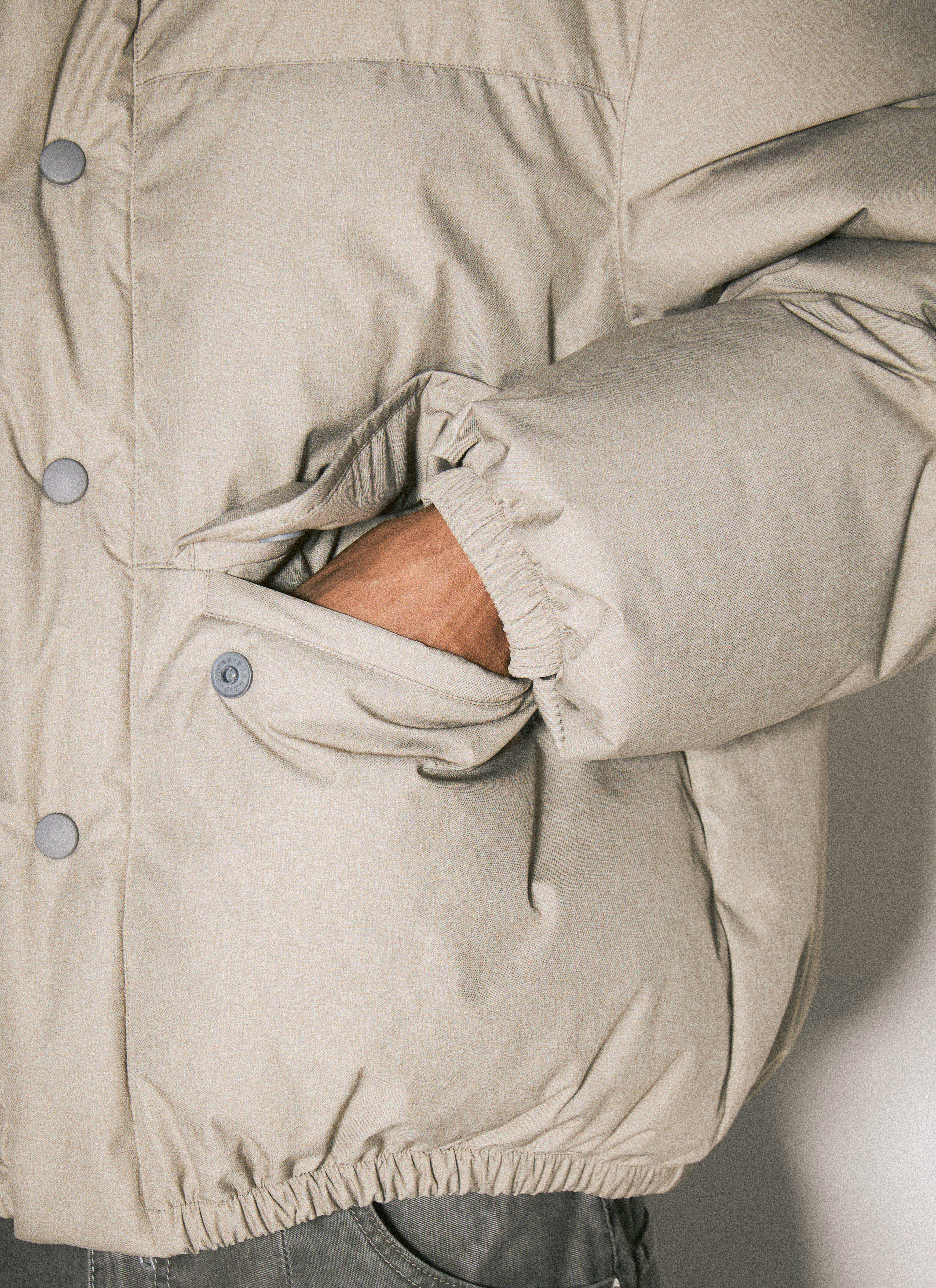 Our Legacy Men's' Inhale Puffa Jacket in Beige | LN-CC® Our Legacy Men's' Inhale Puffa Jacket in Beige | LN-CC®