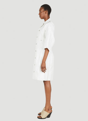 Bottega Veneta Button Down Dress White bov0248095