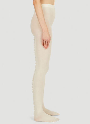 Durazzi Milano Intarsia Tights Cream drz0250036