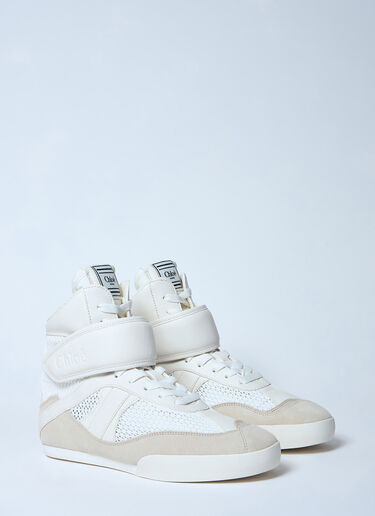 Chloé Kick High-Top Sneakers White chl0259022