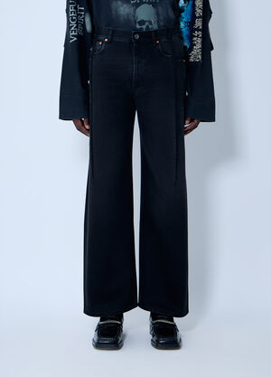 Vetements Reconstructed Jeans Black vet0162008