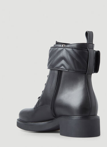 Marmont Cuff Boots Gucci Marmont Cuff Boots Black guc0247109