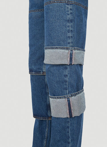 Y/Project Classic Multi Cuff Jeans Blue ypr0148010