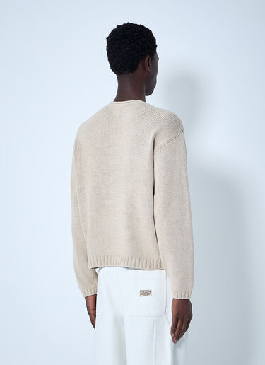 V-neck Knit Sweater Stüssy V-neck Knit Sweater Beige sts0164006