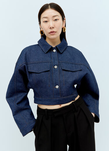 Jacquemus La Veste De-NÃ®mes Obra 牛仔夹克 蓝色 jac0256024