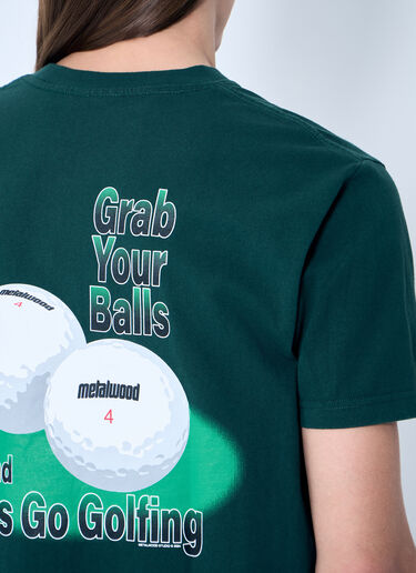 Metalwood Studio Grab Your Balls T-Shirt Green met0158007
