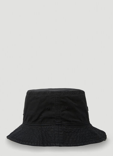 Acne Studios Face Patch Bucket Hat Black acn0149008
