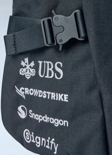 Y-3 MERCEDES Embroidered Logo Backpack Black yyy0364072