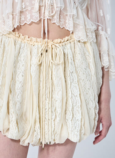 Mini Balloon Shorts Chloé Mini Balloon Shorts White chl0260041