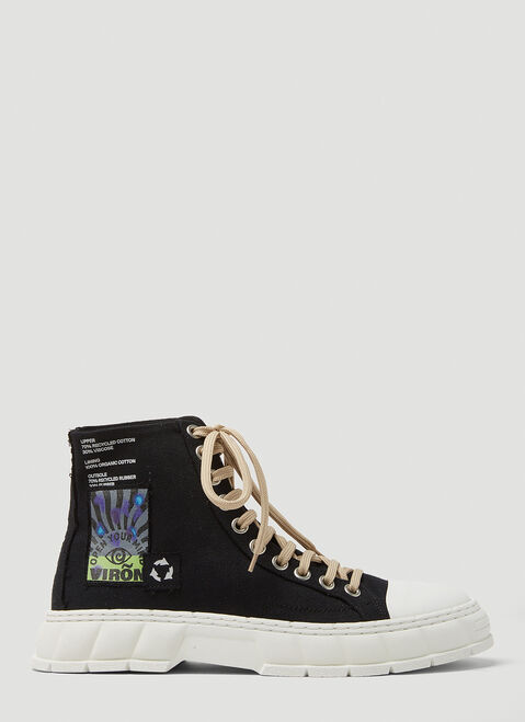 Virón 1982 Techno Canvas Sneakers Green vir0350007