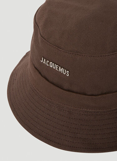 Jacquemus Le Bob Gadjo Bucket Hat Brown jac0150046