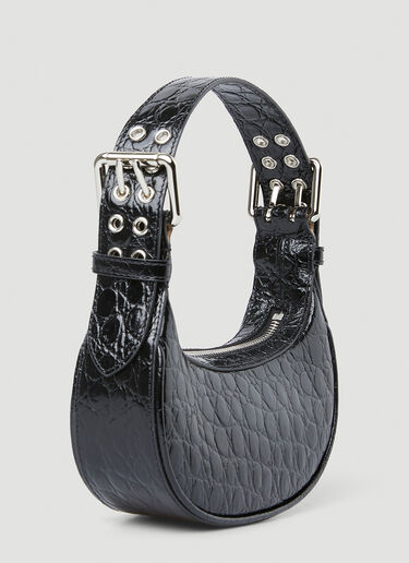 Soho Circular Mini Shoulder Bag BY FAR Soho Circular Mini Shoulder Bag Black byf0248006