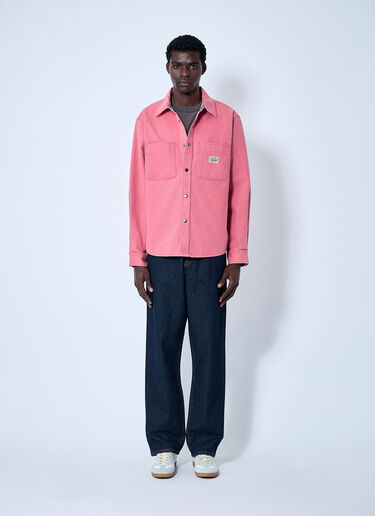Stüssy Heavy Washed Canvas Shirt Rose sts0160006