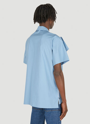 Y/Project Button Panel Bowling Shirt Blue ypr0148013