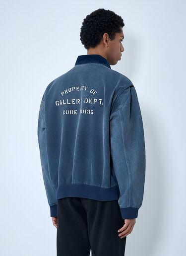 Gallery Dept. Zip-Front Jacket with Applique Patches Navy gdp0162059