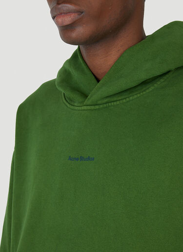 Acne Studios Franklin Oversized Hooded Sweatshirt Green acn0148022
